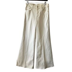 MOTHER Women's Cream Puffs The Twister Skimp Bell-Leg High Waist Jeans- Size 27